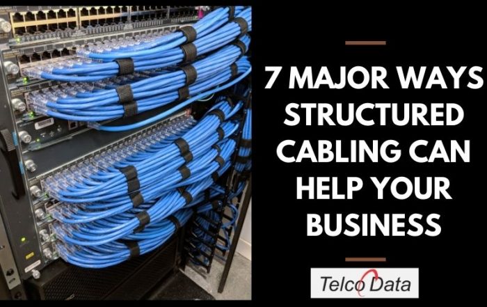 Title image of a blog post titled "7 Major Ways Structured Cabling Can Help Your Business".