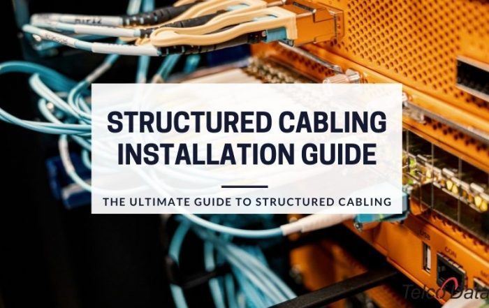 Title image of a blog post titled "Structured Cabling Installation Guide"